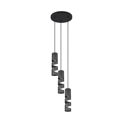 Stream lampa wisząca 3xGU10 czarna 364030332