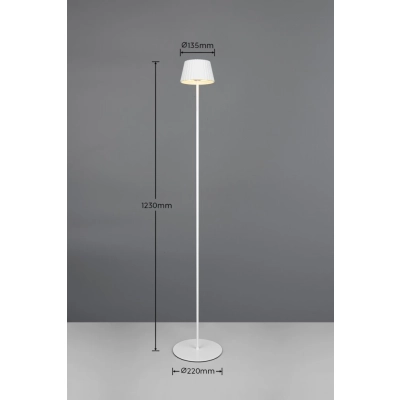 Suarez lampa ogrodowa LED 2W 200lm 3000K biała R47706131