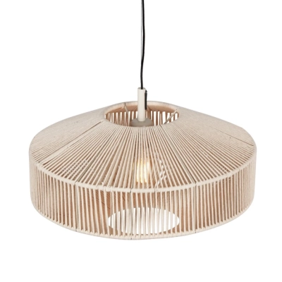 Svea lampa wisząca 1xE27 beżowa 364700144