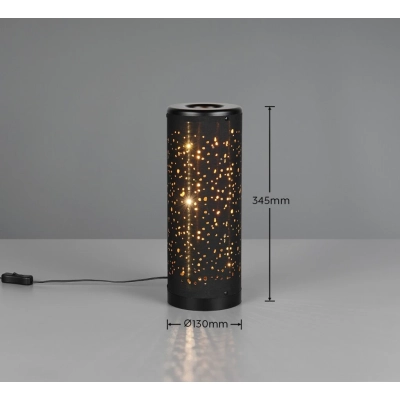 Taco lampka stołowa LED 4W 380lm 3000K czarna R52801002