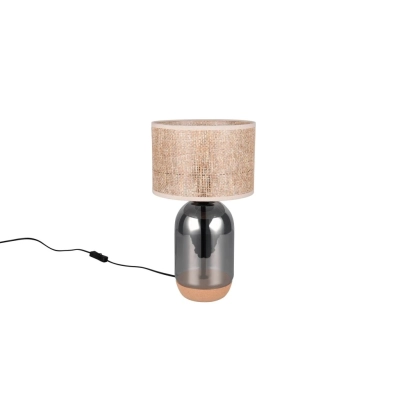 Tara lampka stołowa 1xE27 srebrna 564990157