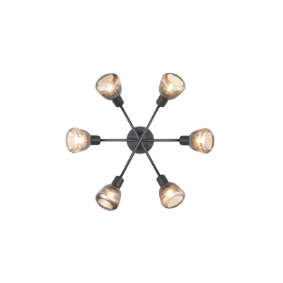Tarifa lampa sufitowa 6xE14 czarna 662800632