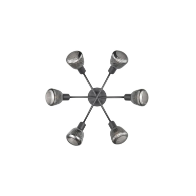 Tarifa lampa sufitowa 6xE14 czarna 662800632