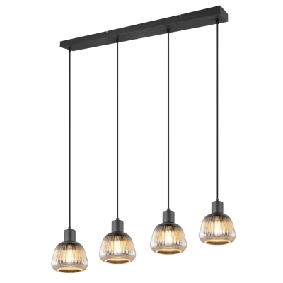 Tarifa lampa wisząca 4xE27 czarna 362800432 TRIO lighting