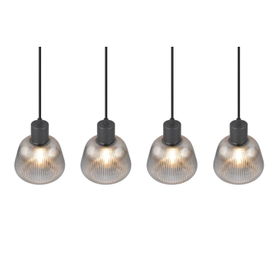 Tarifa lampa wisząca 4xE27 czarna 362800432