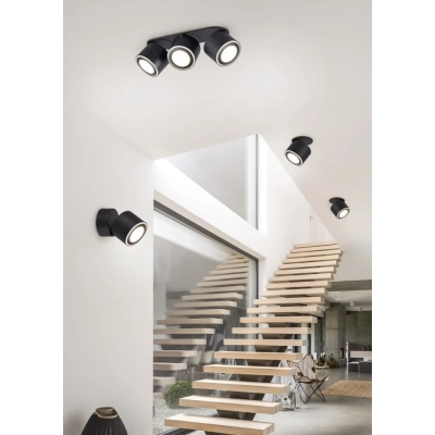 Taurus kinkiet LED 3,5W 340lm, 1,5W 110lm 3000K czarny 652910132