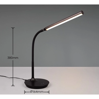 Toro lampka stołowa LED 5W 700lm 3000K, 4000K, 5000K czarna R57641102