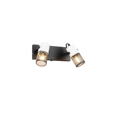 Tosh kinkiet 2xE14 czarny, biały 804370234 TRIO lighting