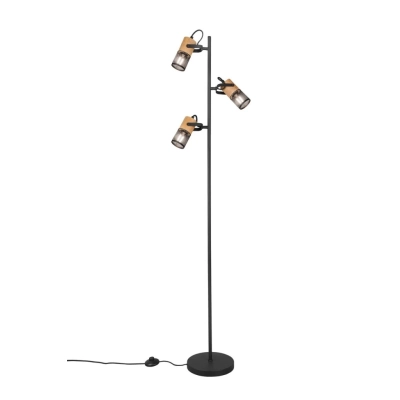 Tosh lampa podłogowa 3xE14 czarna 404300332 TRIO lighting