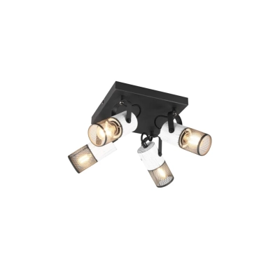 Tosh lampa sufitowa 4xE14 czarna, biała 804300434 TRIO lighting