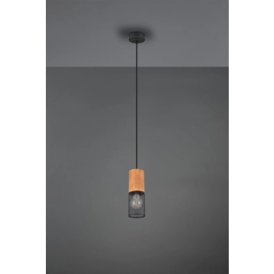 Tosh lampa wisząca 1xE27 czarna 304300132