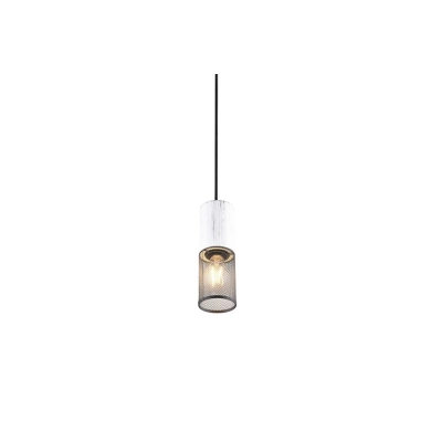Tosh lampa wisząca 1xE27 czarna, biała 304300134