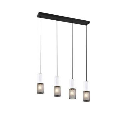 Tosh lampa wisząca 4xE27 czarna, biała 304300434 TRIO lighting