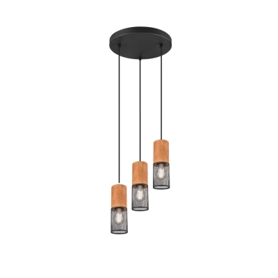 Tosh lampa wisząca 3xE27 czarna 304330332 TRIO lighting