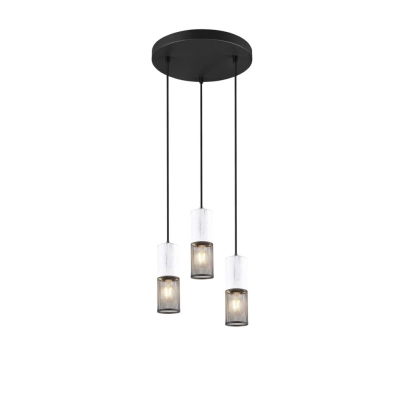 Tosh lampa wisząca 3xE27 czarna, biała 304330334 TRIO lighting