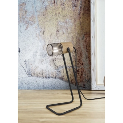 Tosh lampka stołowa 1xE14 czarna 504300132