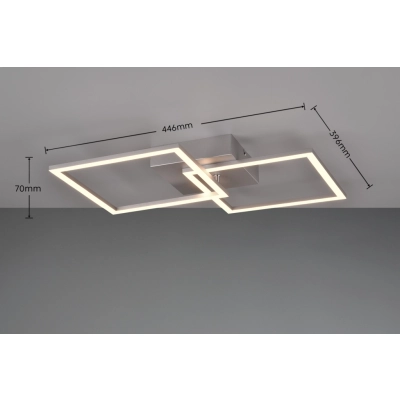 Trail lampa sufitowa LED 20W 2250lm 3000K szara R64492187