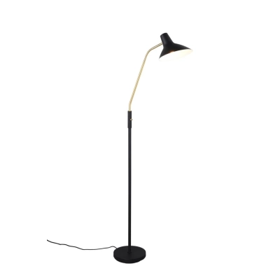 Traveller lampa podłogowa 1xE27 czarna, złota 463400180 TRIO lighting