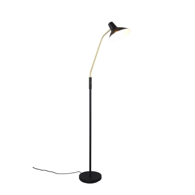 Traveller lampa podłogowa 1xE27 czarna, złota 463400180