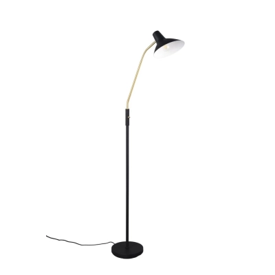 Traveller lampa podłogowa 1xE27 czarna, złota 463400180