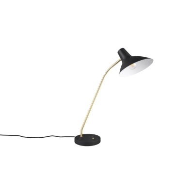 Traveller lampka stołowa 1xE27 czarna, złota 563400180