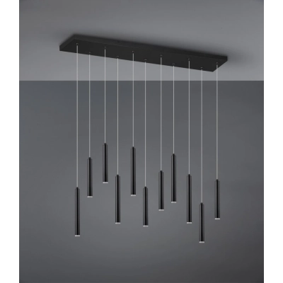 Tubular lampa wisząca LED 11x2,5W 11x220lm 3000K czarna 321611132