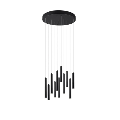 Tubular lampa wisząca LED 11x2,5W 11x220lm 3000K czarna 321691132 TRIO lighting