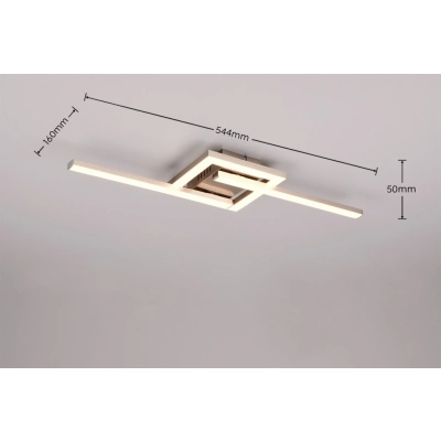 Viale lampa sufitowa LED 17W 1860lm 3000K srebrna R67303107