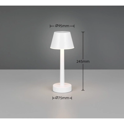 Vidal lampka stołowa LED 1,5W 150lm 3000K biała R54991131