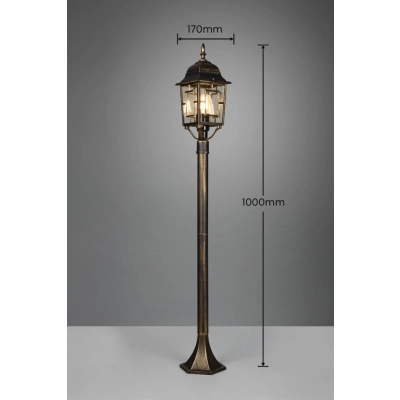Volturno lampa stojąca 1xE27 rdzawa 405960128