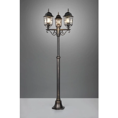 Volturno lampa stojąca 3xE27 rdzawa 405960328