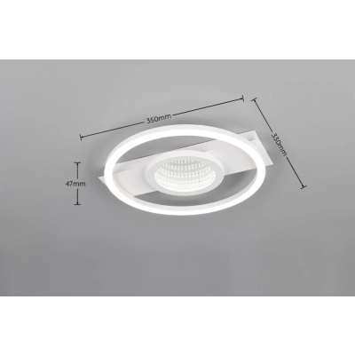Wheeler lampa sufitowa LED 16W 2000lm 4000K biała R64801131