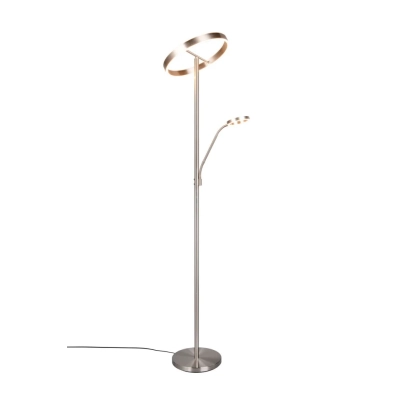Willis lampa podłogowa LED 39W 4600lm 2700K, 3200K, 4000K srebrna 449510207 TRIO lighting