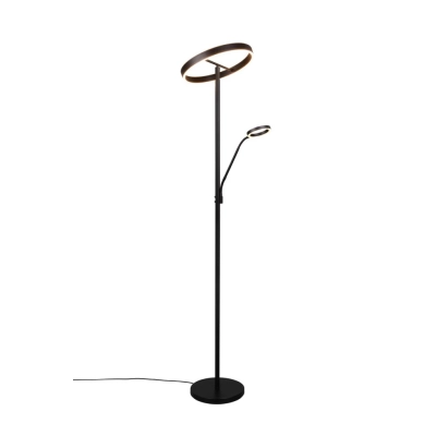 Willis lampa podłogowa LED 39W 4600lm 2700K, 3200K, 4000K czarna 449510232 TRIO lighting