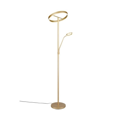 Willis lampa podłogowa LED 39W 4600lm 2700K, 3200K, 4000K złota 449510279 TRIO lighting