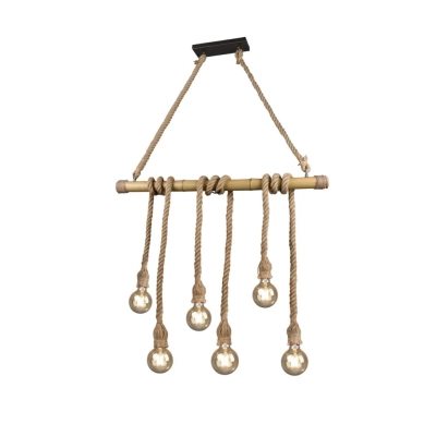 Wilma lampa wisząca 6xE27 brązowa R30130626 TRIO lighting