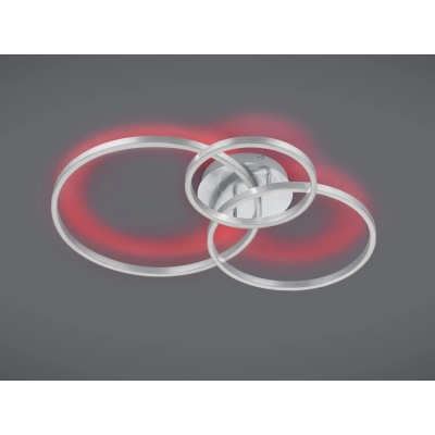 Winona lampa sufitowa LED 28W 3200lm 2700K-6500K srebrna 670810607