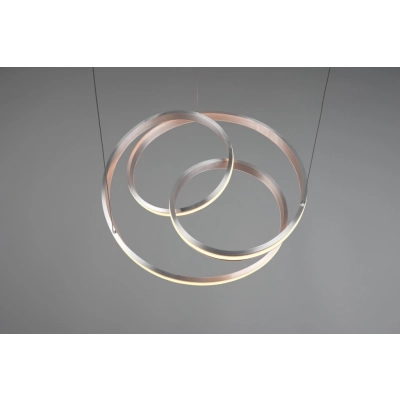 Yara lampa wisząca LED 60W 7200lm 2300K, 3000K, 4000K srebrna 326210107