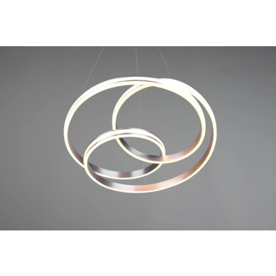 Yara lampa wisząca LED 60W 7200lm 2300K, 3000K, 4000K srebrna 326210107