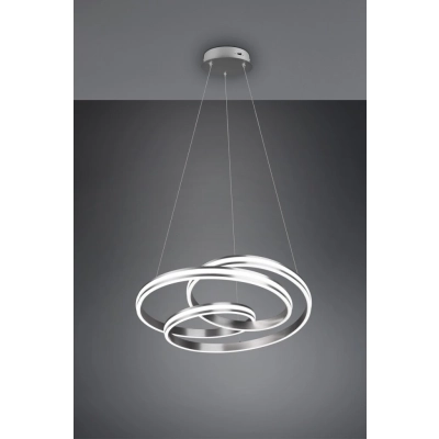 Yara lampa wisząca LED 60W 7200lm 2300K, 3000K, 4000K srebrna 326210107