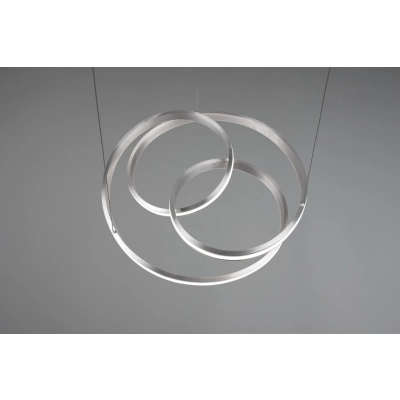 Yara lampa wisząca LED 60W 7200lm 2300K, 3000K, 4000K srebrna 326210107
