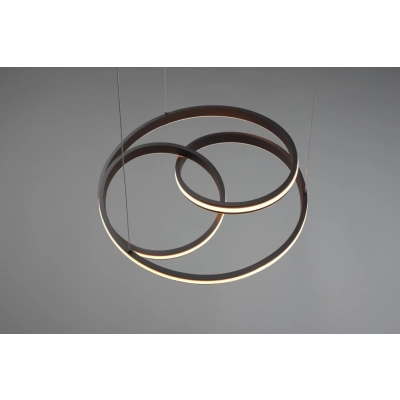 Yara lampa wisząca LED 60W 7200lm 2300K, 3000K, 4000K czarna 326210132