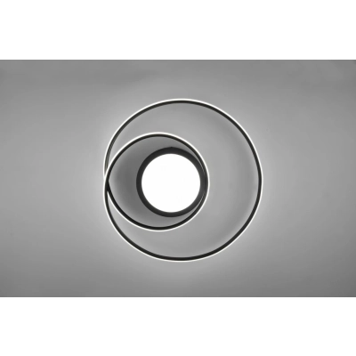 Yava lampa sufitowa LED 56W 6800lm 2700K-6000K czarna 672310232