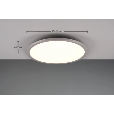 Yuma lampa sufitowa LED 20W 2250lm 3000K-6500K srebrna 641710287