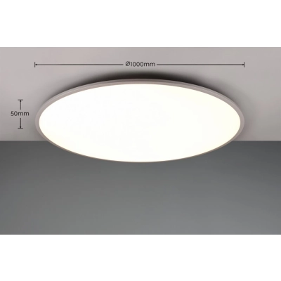 Yuma lampa sufitowa LED 53W 6700lm 3000K-6500K srebrna 641719187