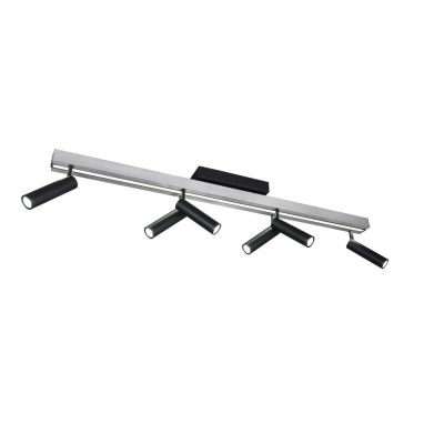 Zeno lampa sufitowa LED 18W, 6x5,5W 2200lm, 6x 650lm 2700K-6500K srebrna, czarna 648310705