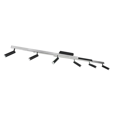 Zeno lampa sufitowa LED 18W, 6x5,5W 2200lm, 6x 650lm 2700K-6500K srebrna, czarna 648310705