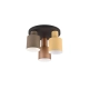 Agudo lampa sufitowa 3xE27 brązowa 619430317
