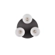Agudo lampa sufitowa 3xE27 brązowa 619430317