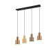Agudo lampa wisząca 4xE27 brązowa 319400417 TRIO lighting